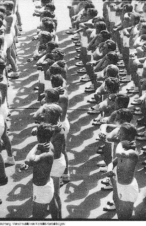 Berlin, 3. Weltfestspiele der Jugend und Studenten, Sportlerparade, August 1951