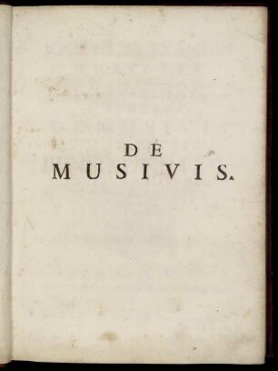 Josephi Alexandri Furietti Utriusque Signaturæ Referendarii, Sacrarum Congr. Concilii, & Residentiæ Episcoporum A Secretis De Musivis : Ad SS. Patrem Benedictum XIV. Pontificem Maximum