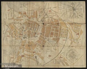 Werl's Plan von Leipzig; Leipzig zur Zeit des 30jähr. Krieges