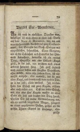Viertes See-Abentheuer