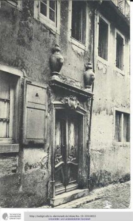 Darmstadt, Altstadtdurchbruch, Langegasse Haus No. 39