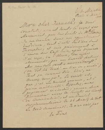 Brief an Philipp Jarnach : 04.03.1920