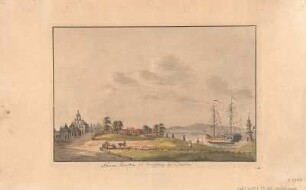 Fasanen Garten in Moritzburg bei Dresden, kolor. Kupferst., um 1814 : Fasan Garten zu Moritzburg bey Dresden. - [S.l.] , [gegen 1814]. - 1 Kunstbl. : kolor. Kupferst. ; 22 x 15 cm