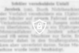 Schüler verschuldete Unfall