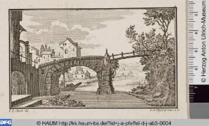 Landschaft mit Brücke
