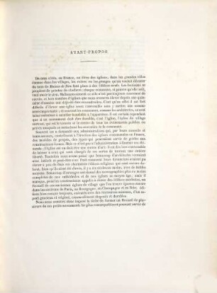 Eglises de bourgs et villages, Tome 1
