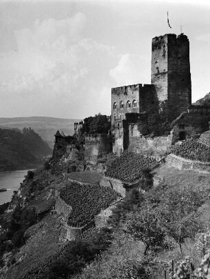 Kaub. Burg Gutenfels (Ersterwähnung 1261, Ausbau 1833/1890)