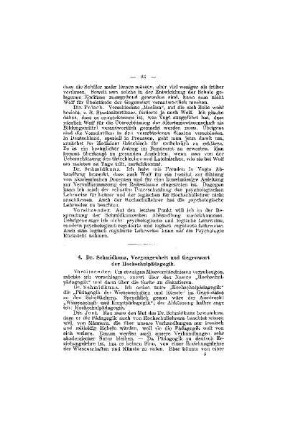 Vergangenheit und Gegenwart der Hochschulpädagogik