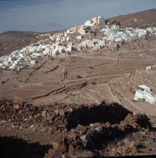 Syros, Ano Syra. Die alte Chora - Bauernzitadelle. Au.4