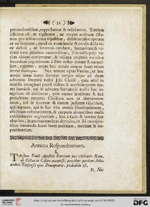 Annexa Respondentium