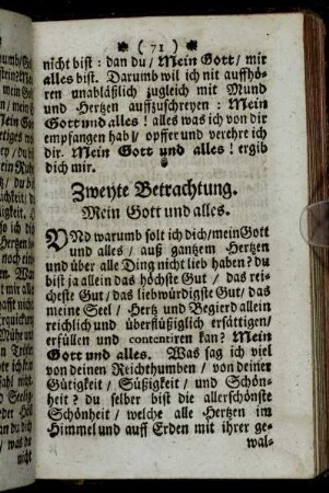 Zweyte Betrachtung