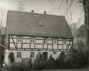 Dörnthal (Pfaffroda-Dörnthal), Hauptstraße 43. Wohnhaus (Hof Nr. 30). Straßenansicht