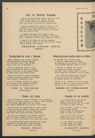 Sonetos de América