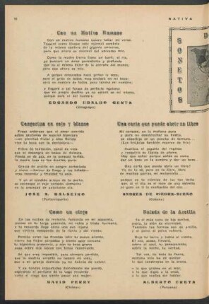 Sonetos de América