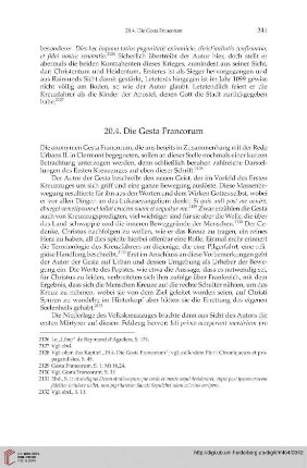 20.4. Die Gesta Francorum
