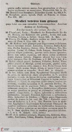 Medici veteres tam graeci (Nr. 732 - 1618)