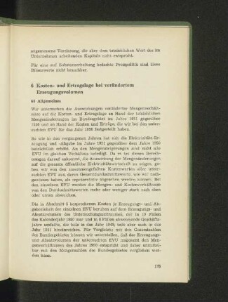 6 Kosten- und Ertragslage bei verändertem Erzeugungsvolumen