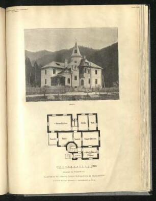 Landhaus des Herrn Julius Schaumann in Gutenstein. Architekt: Prof. J. Deininger.