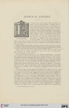 6: Alfred G. Stevens, [4]