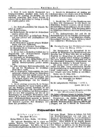 Kundgebung der Reichsregierung vom 12. März 1933 : [Amtlicher Teil]