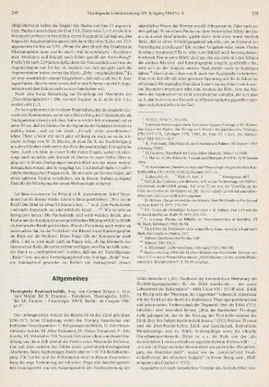 249-252 [Rezension] Erasmus - Fakultäten, Theologische