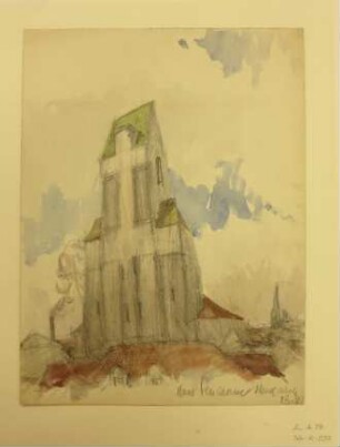 [Kirche in einer Stadt]