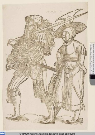 Landsknecht mit Frau