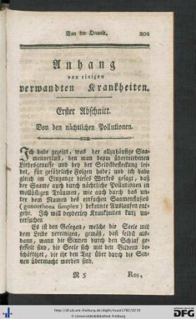 Anhang von einigen verwandten Krankheiten.
