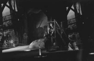 Szenenbilder aus der Oper "Jenufa" von Leos Janácek an der Deutschen Staatsoper Berlin, mit Christel Goltz und Erich Witte in den Hauptrollen