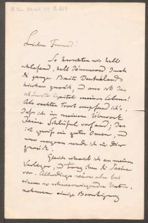 Brief an Friedrich Spitta : 18.12.1894