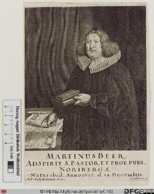 Bildnis Martin Beer (Bär, lat. Ursinus)