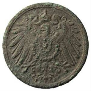 Fundmünze, 2 Pfennig, 1913