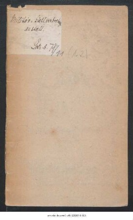 Statuten der gegenseitigen Militär-Stellvertretungs-Anstalt in Gotha : Gültig auf 18 : [Gotha, den 30sten December 1836]