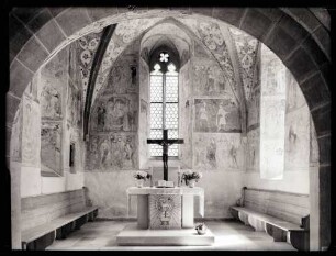 evangelische Pfarrkirche innen; Chor nach der Restaurierung