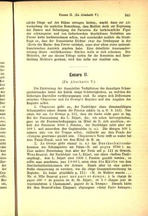 Excurs II. (Zu Abschnitt V.)