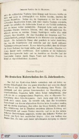 II. Die deutschen Malerschulen des 15. Jahrhunderts