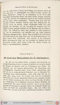 II. Die deutschen Malerschulen des 15. Jahrhunderts