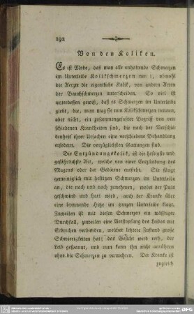 Von den Koliken