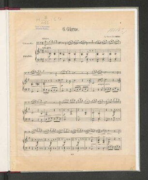 6. Gigue. [Piano]