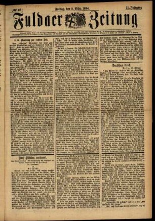 Ausgabe vom Freitag, den 02. März 1894.