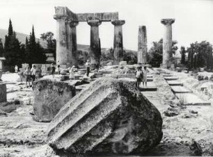 Alt-Korinth, Apollotempel , 550 v. Chr