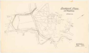 Gartenanlage Stadtpark Moers: Karte mit Einzeichnungen 1:1000