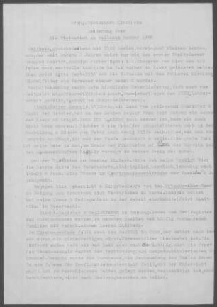 Weilheim/Teck: Visitationsbericht ("Äußerung über die Visitation") mit Pfarrbericht 1938