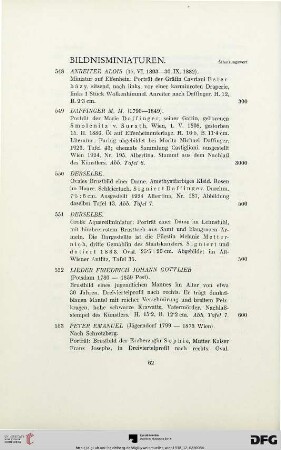 Bildnisminiaturen (Nr. 548-556)