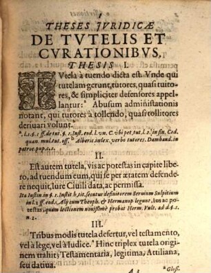 Assertiones iuridicae de tutelis et curationibus