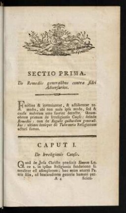 7-67, Sectio Prima.
