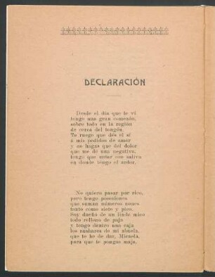 Declaración