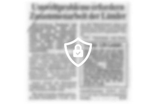 Umweltprobleme erfordern Zusammenarbeit der Länder