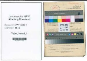 Entnazifizierung Heinrich Tebel , geb. 22.03.1899 (Lehrer)