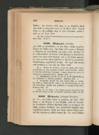 2593. Michaelis (Johannes Alexander)